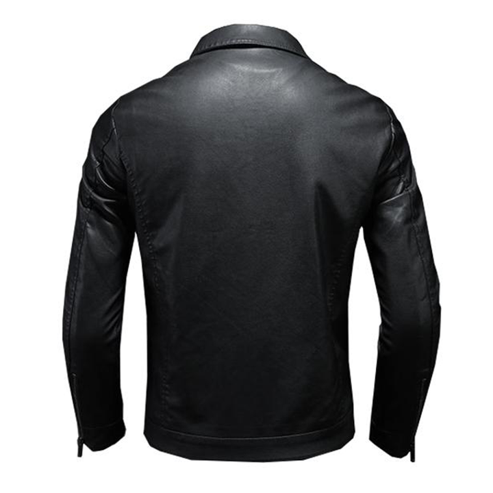 Jaqueta Motociclista Couro Masculina