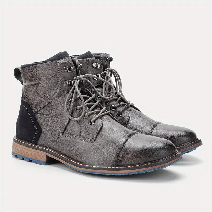 Bota Casual Costura Aparente