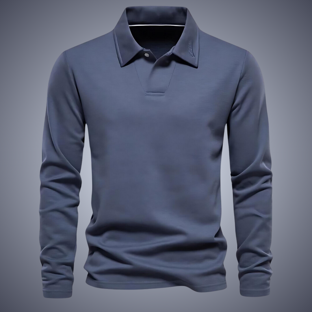 Camisa Polo Gola com Botão
