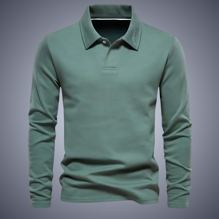 Camisa Polo Gola com Botão