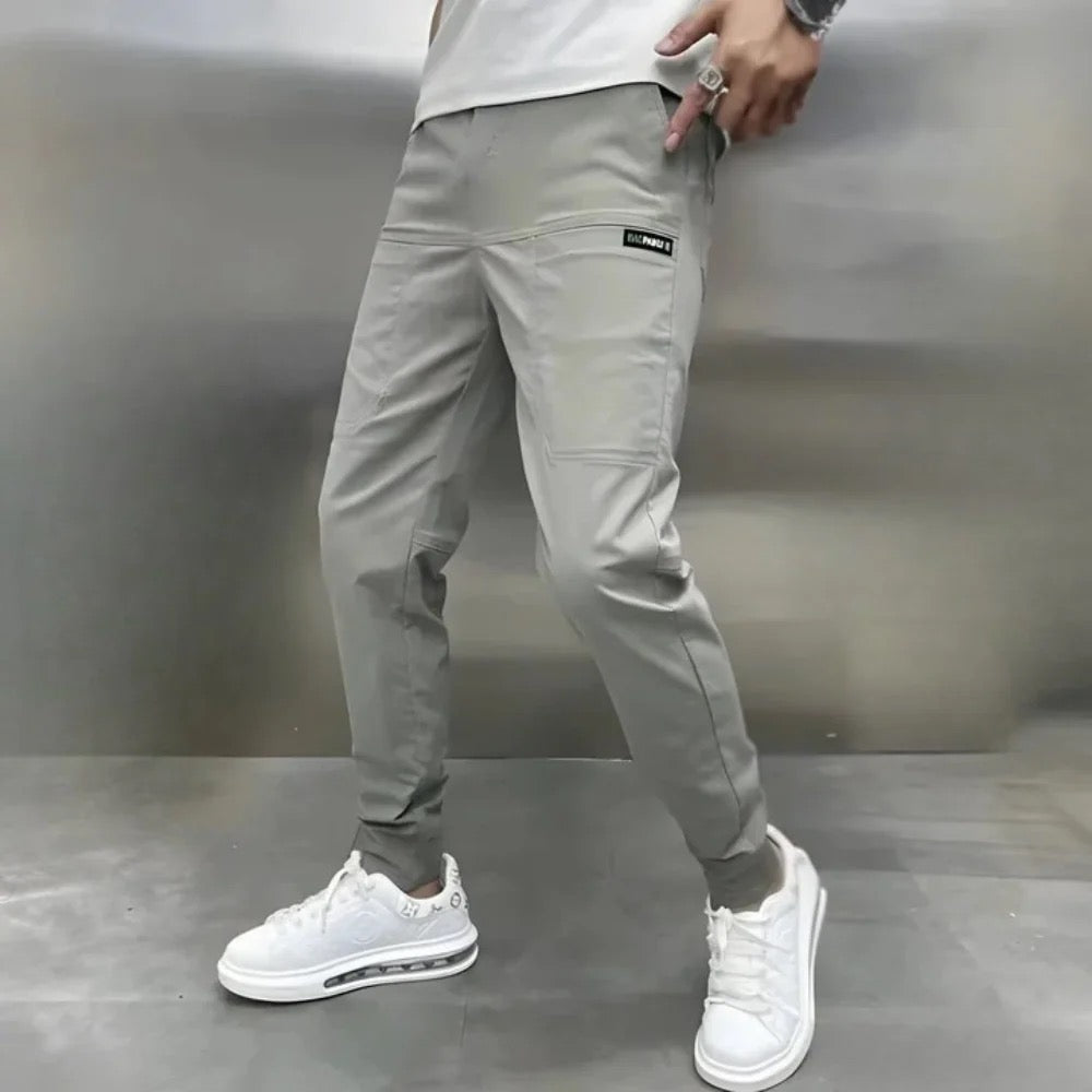 Calça Cargo Slim Fit Elástico