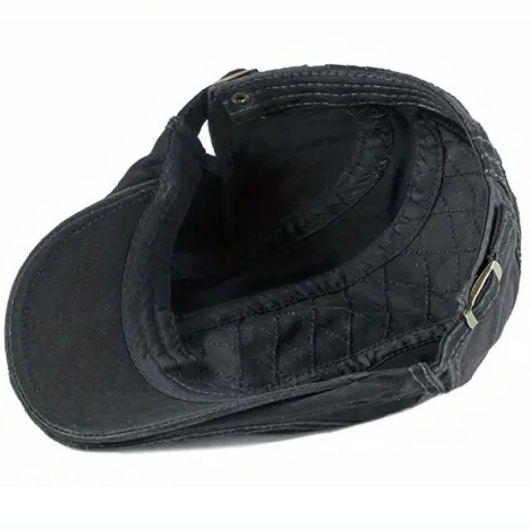 Flat Cap Motorista Vintage