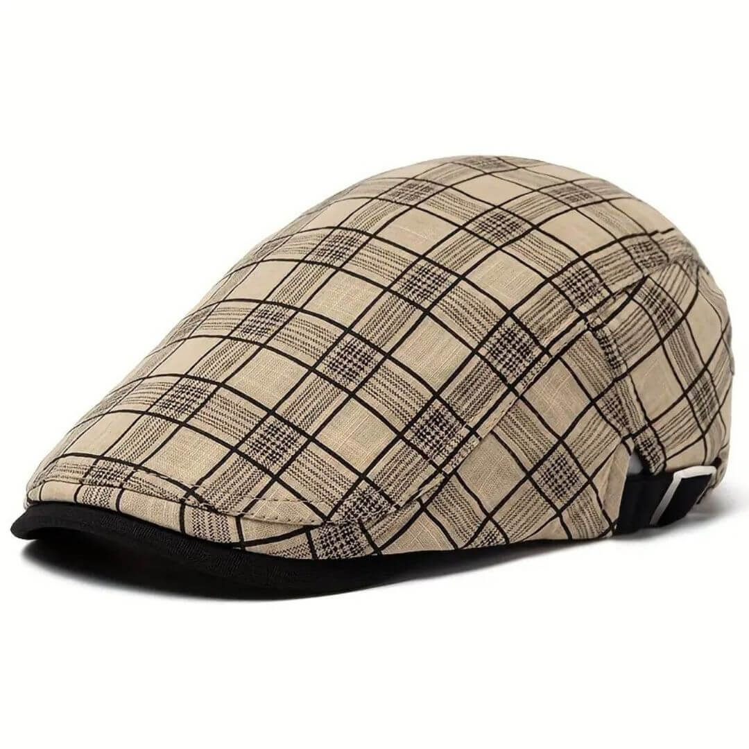 Flat Cap Estampa Xadrez