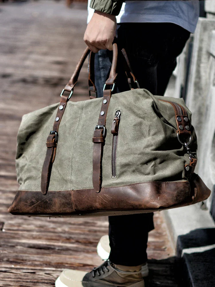 Bolsa de Couro Canvas