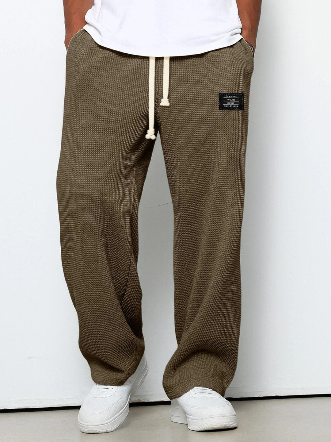 Calça Moletom Textura Waffle