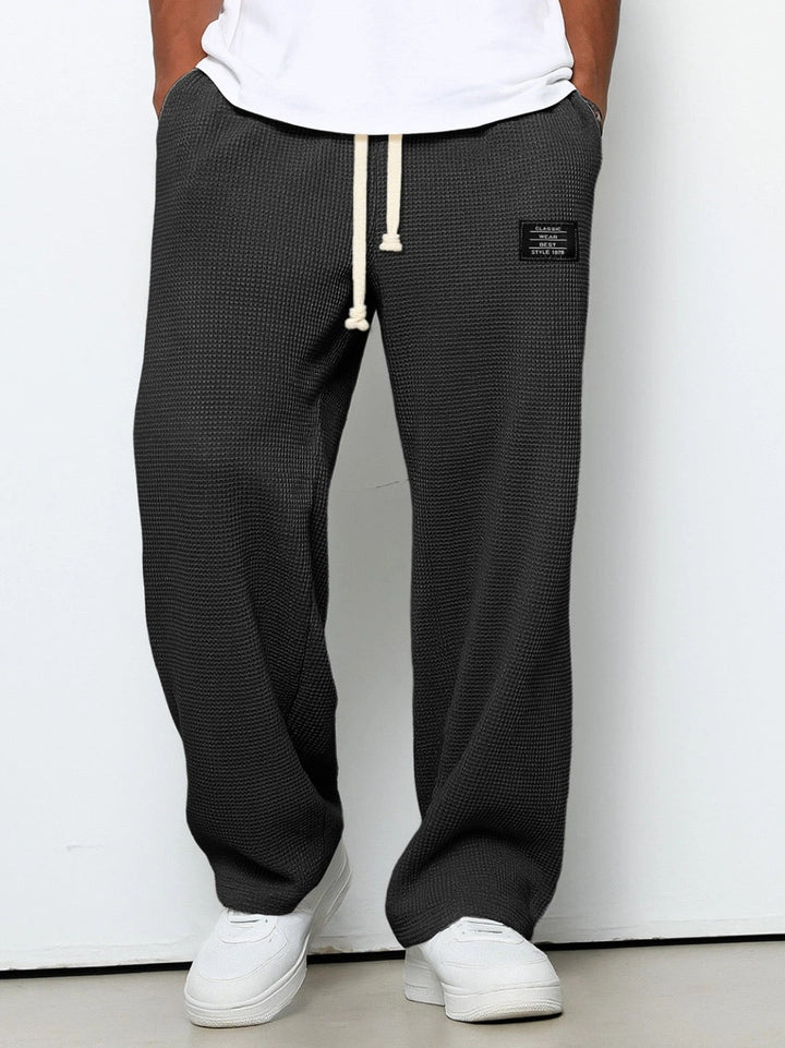 Calça Moletom Textura Waffle