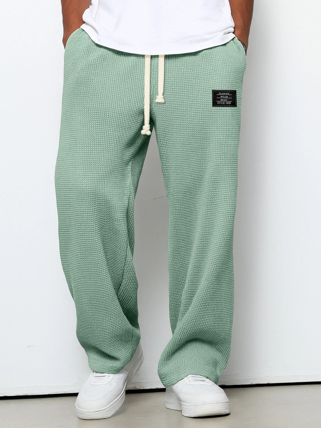 Calça Moletom Textura Waffle