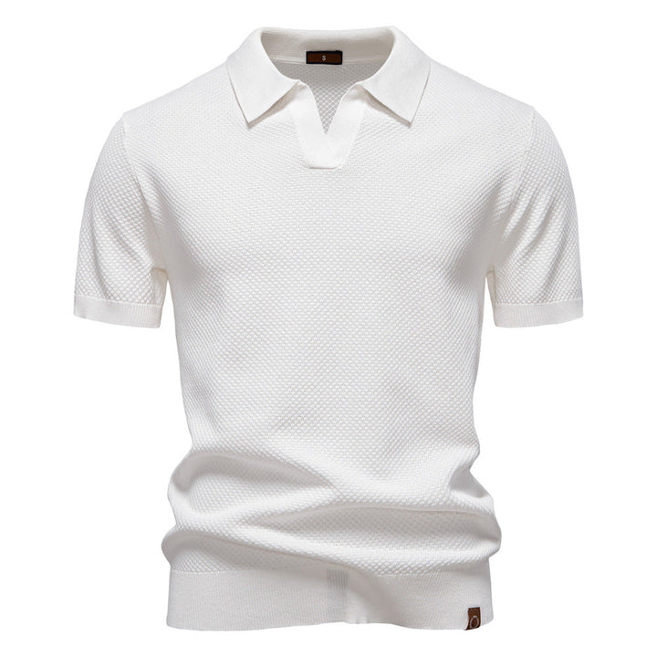 Camisa Polo Textura Waffle