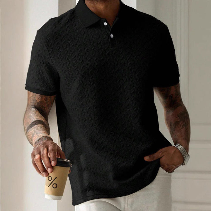 Camisa Polo Textura Relevo