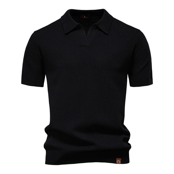Camisa Polo Textura Waffle