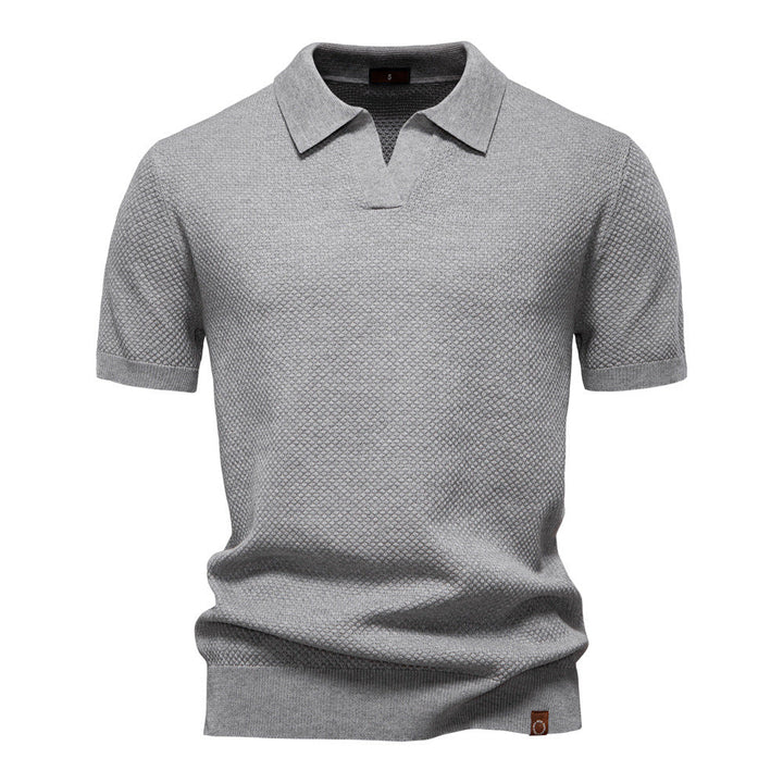 Camisa Polo Textura Waffle