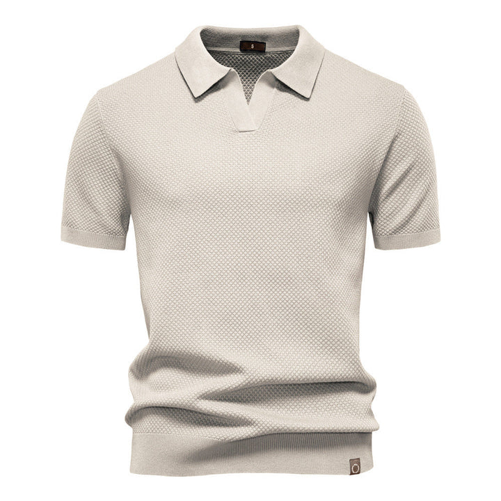 Camisa Polo Textura Waffle