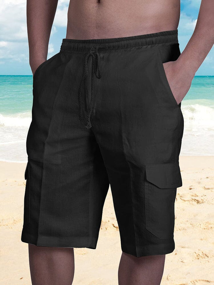 Bermuda Masculina Linho Natural