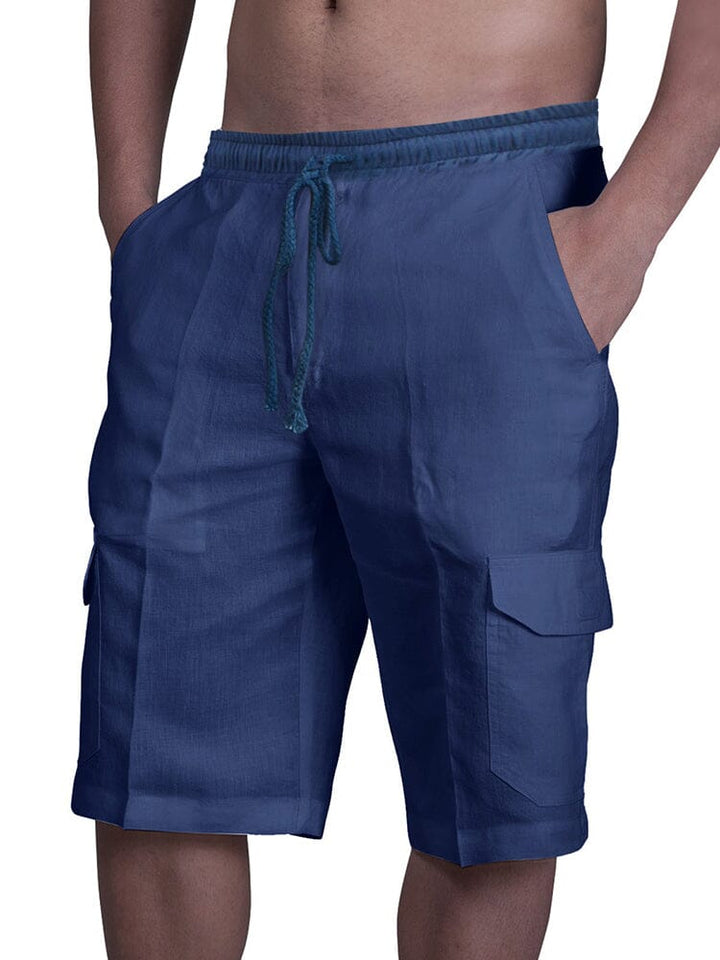 Bermuda Masculina Linho Natural