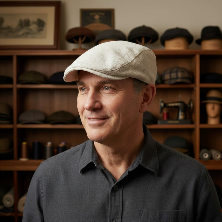Flat Cap Tecido Leve