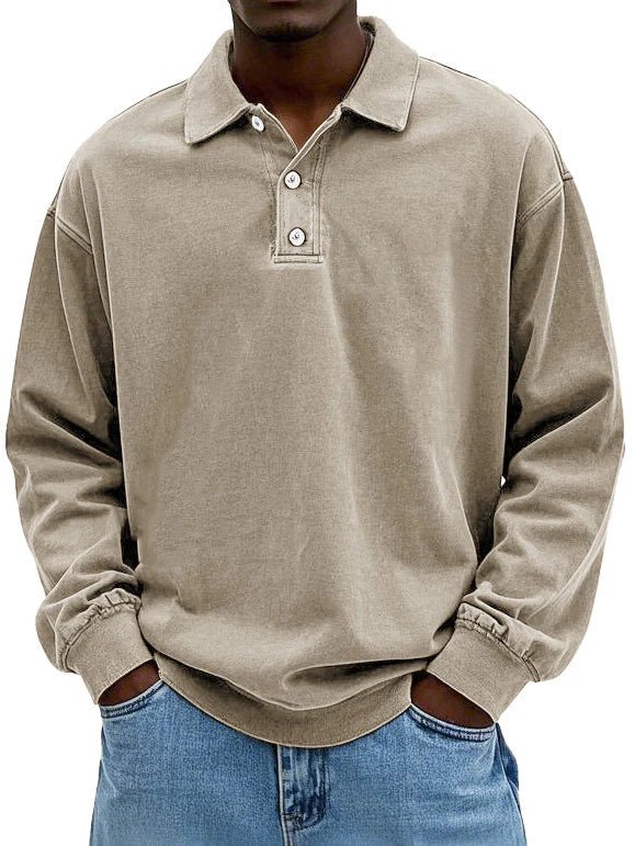 Camisa Polo Manga Longa Oversized