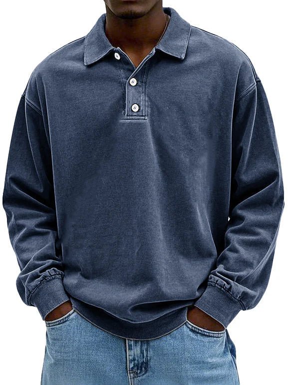 Camisa Polo Manga Longa Oversized