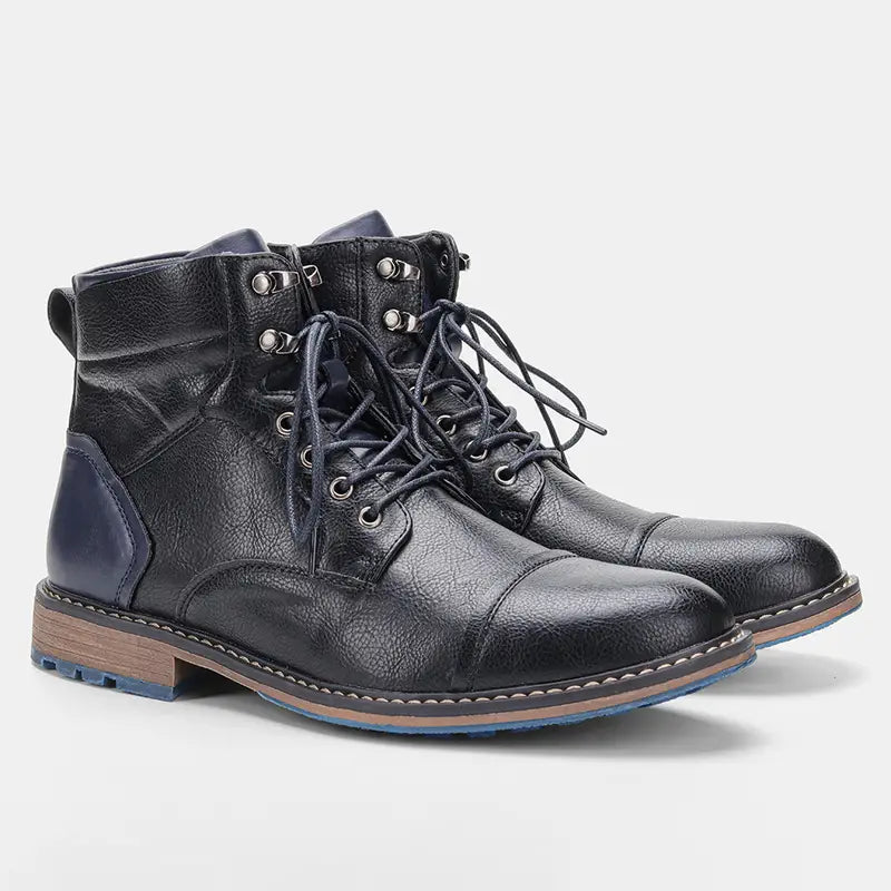 Bota Casual Costura Aparente