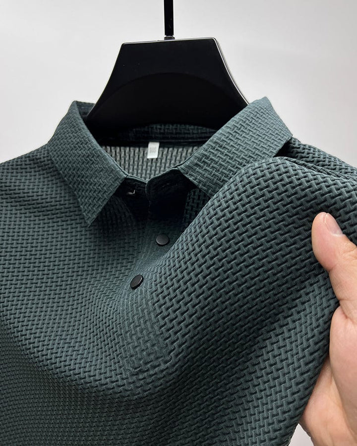 Camisa Polo Textura Cestaria