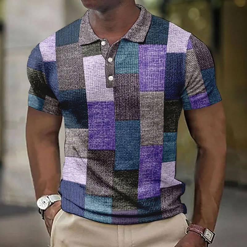 Camisa Polo Patchwork