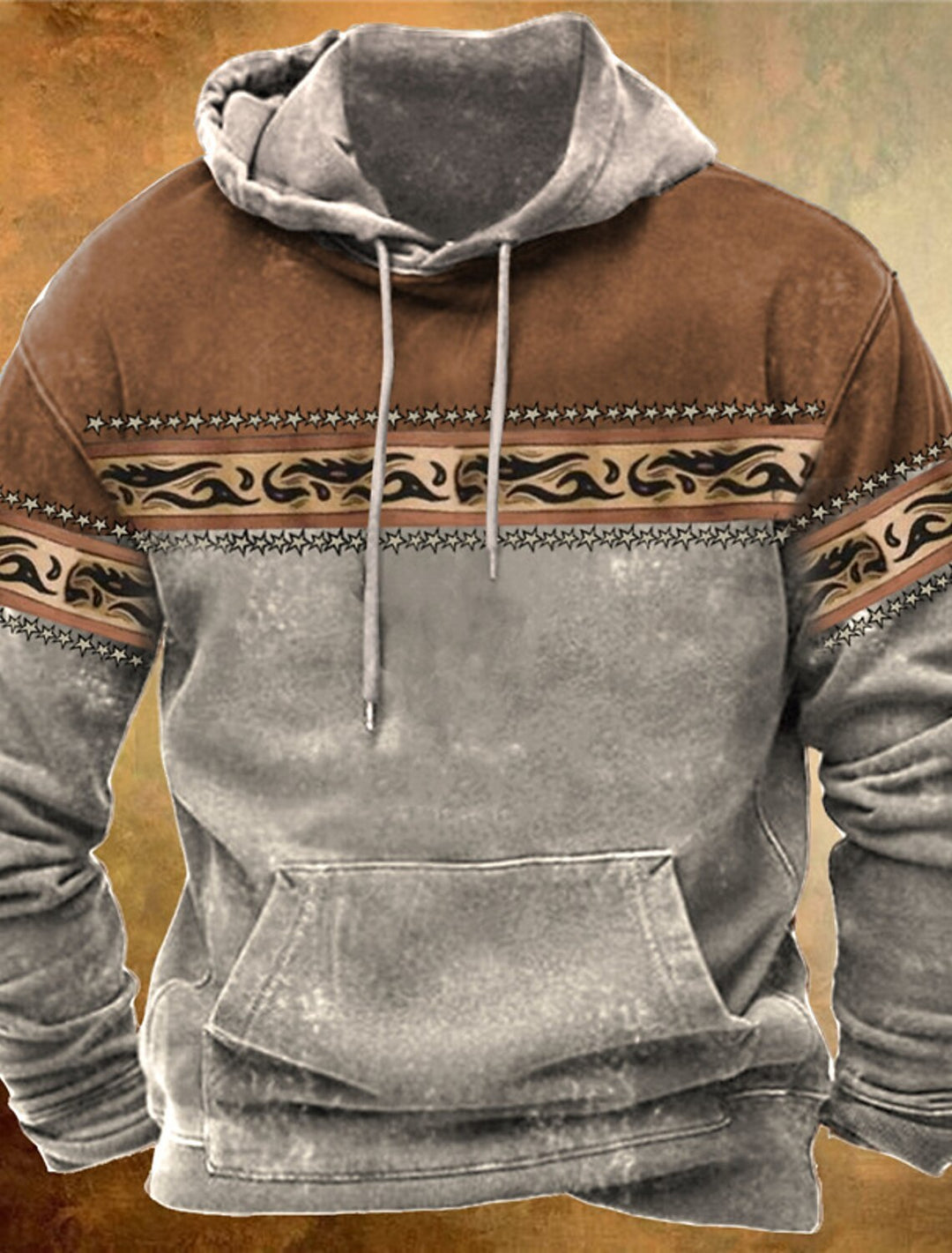 Hoodie Urban Vintage Tribal