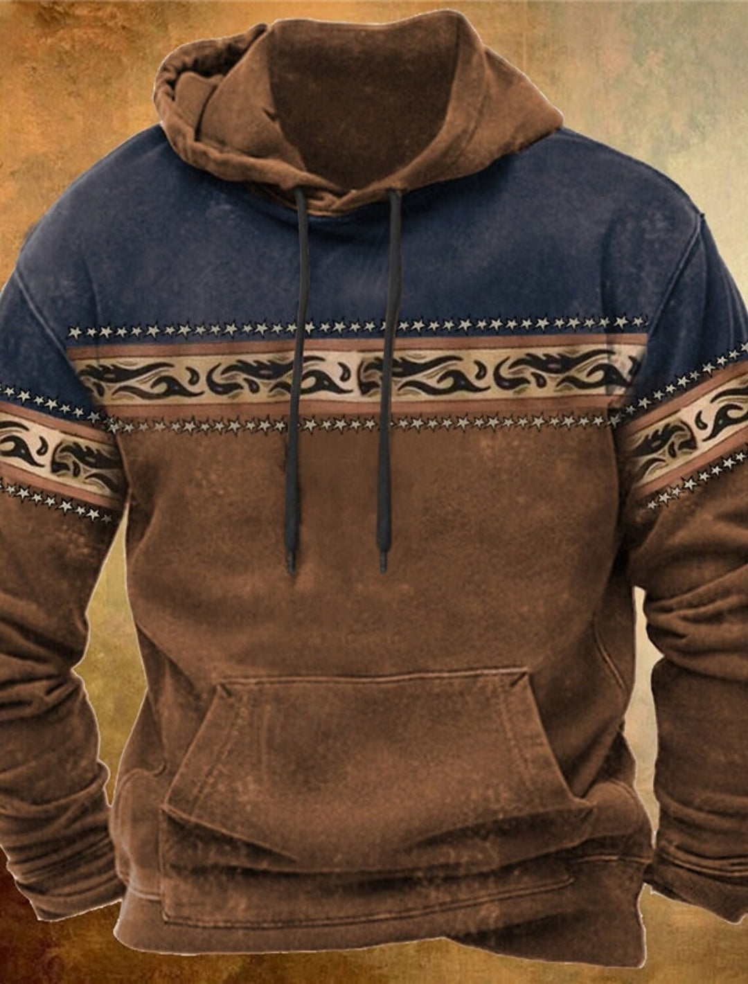 Hoodie Urban Vintage Tribal
